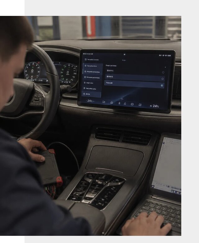 Русификация автомобиля BYD HAN для эксплуатации в Краснотурьинске